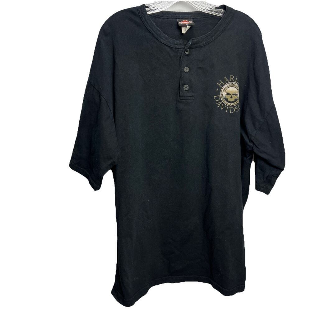 Harley Davidson Shirt Men 2XL Black Willie G USA Vintage Tee
